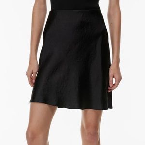 Babaton Slip Satin Mini Skirt